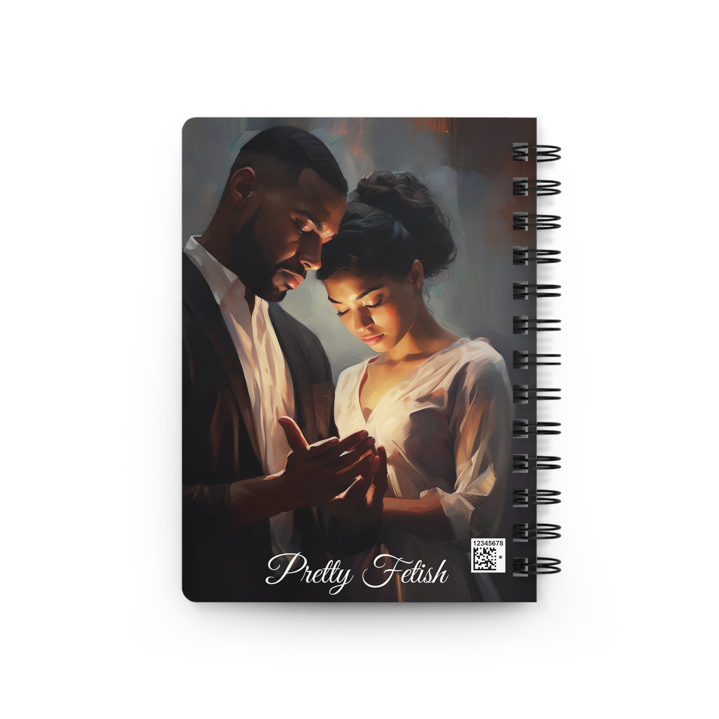 Black Woman Prayer Notebook Spiral Bound