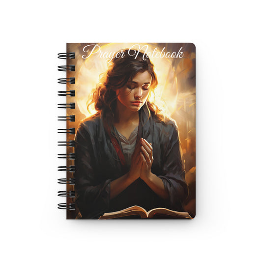 White Woman Prayer Notebook Spiral Bound