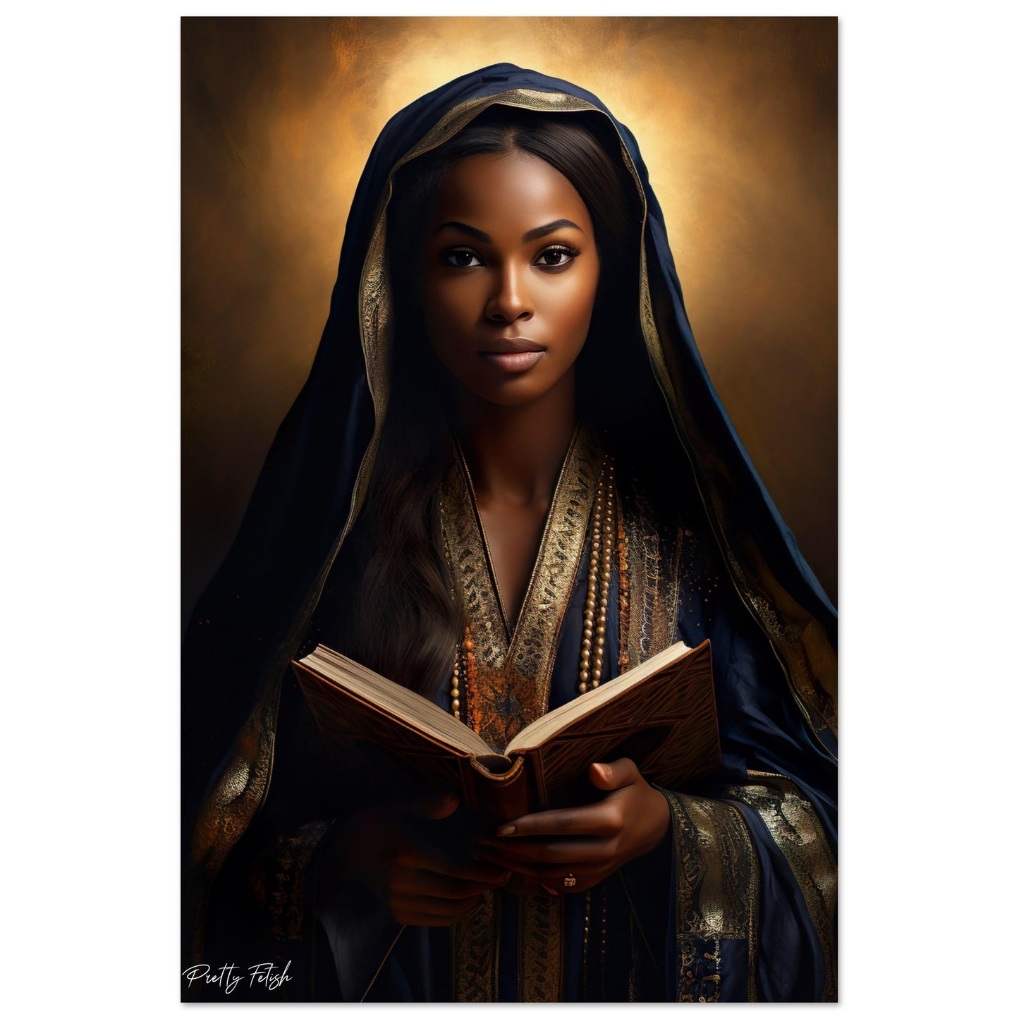 Black Mary Magdalene Museum-Quality Matte Paper Poster