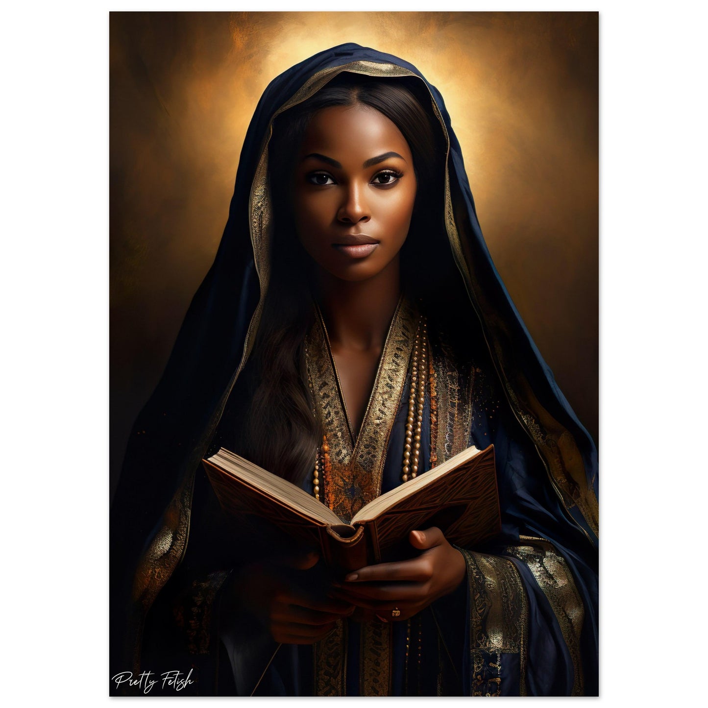 Black Mary Magdalene Museum-Quality Matte Paper Poster