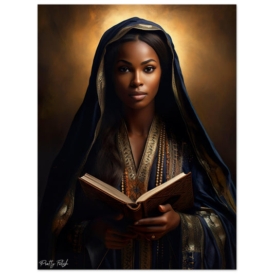 Black Mary Magdalene Museum-Quality Matte Paper Poster