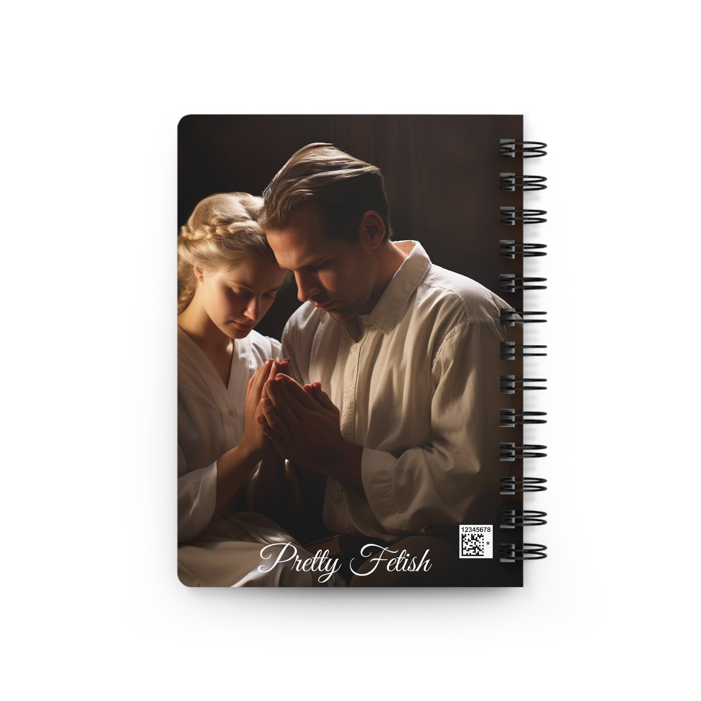 White Woman Prayer Notebook Spiral Bound