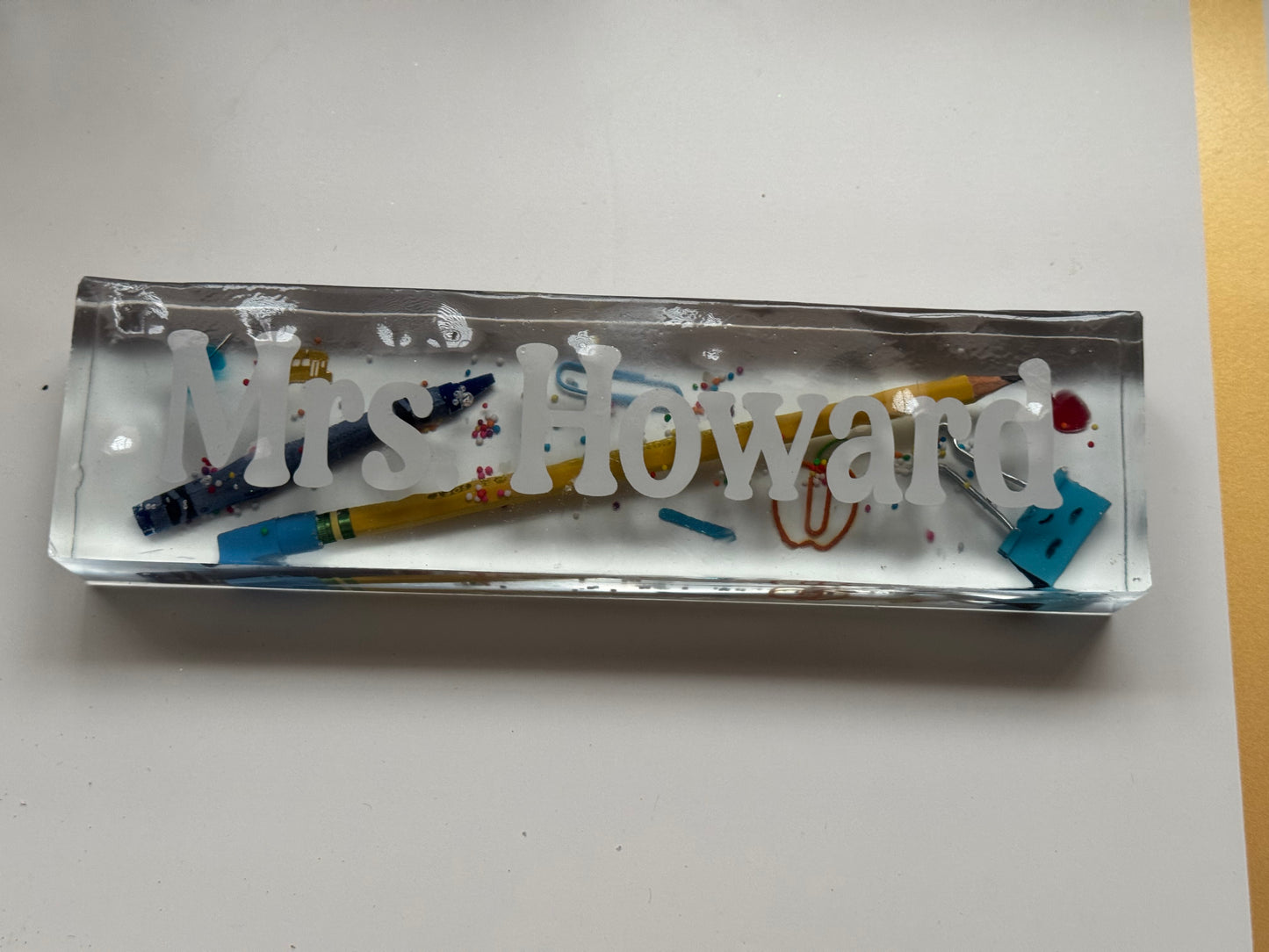 Resin Name Plate