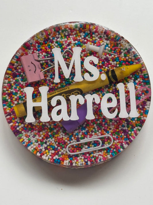 Teacher Coasters / Paper Weights