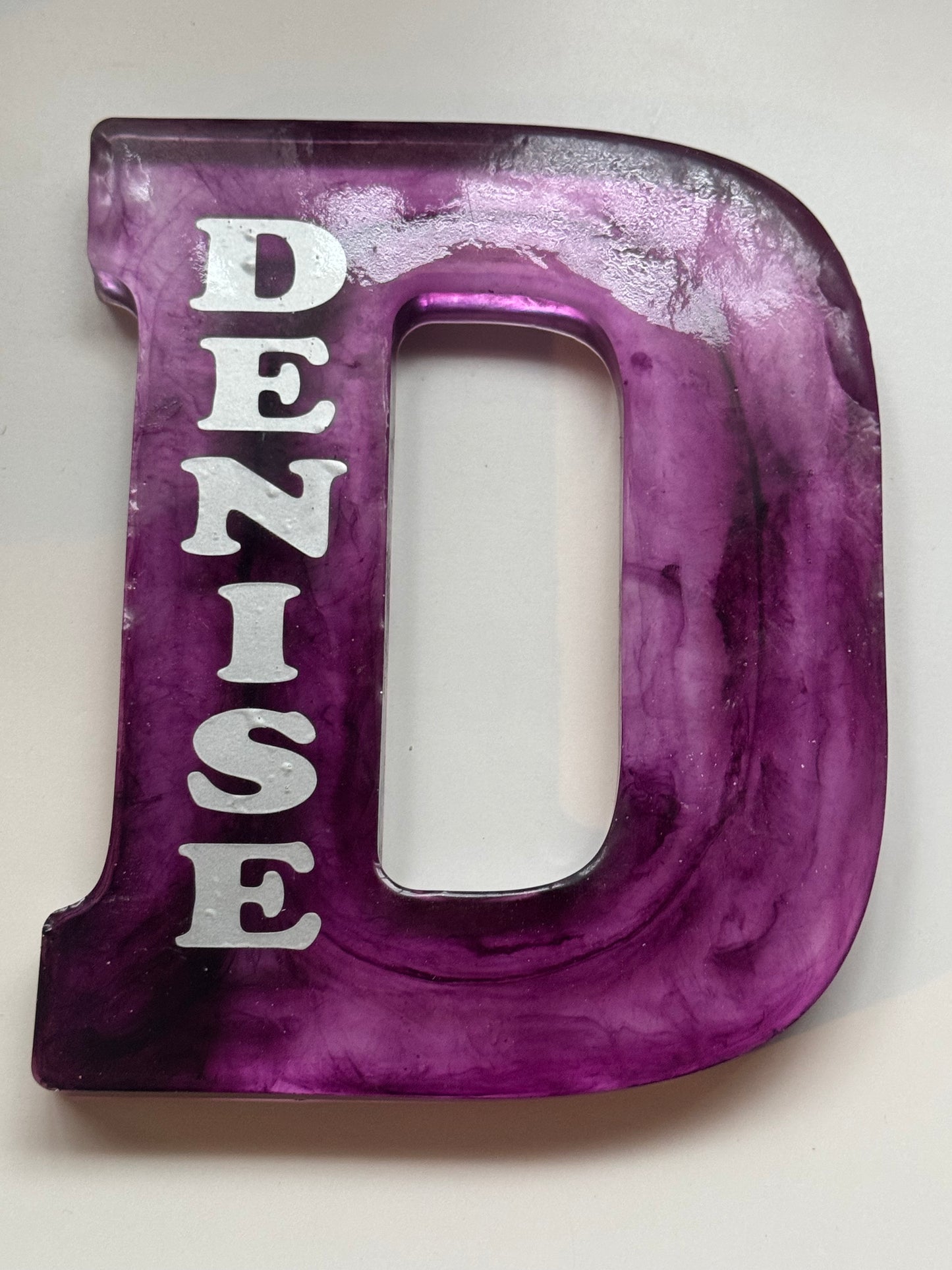 Large Resin Letter