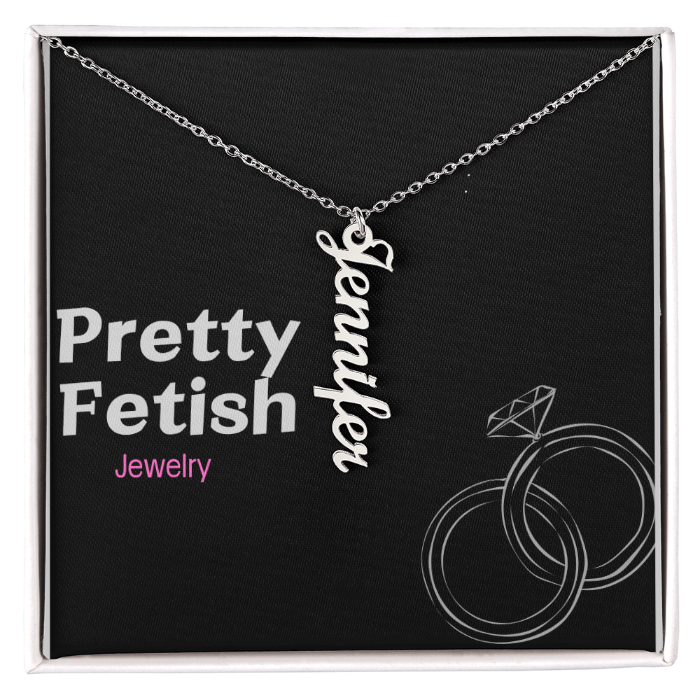 Multi Vertical Name Necklace