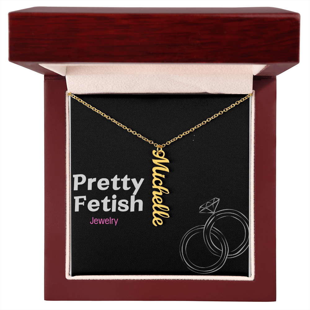 Multi Vertical Name Necklace