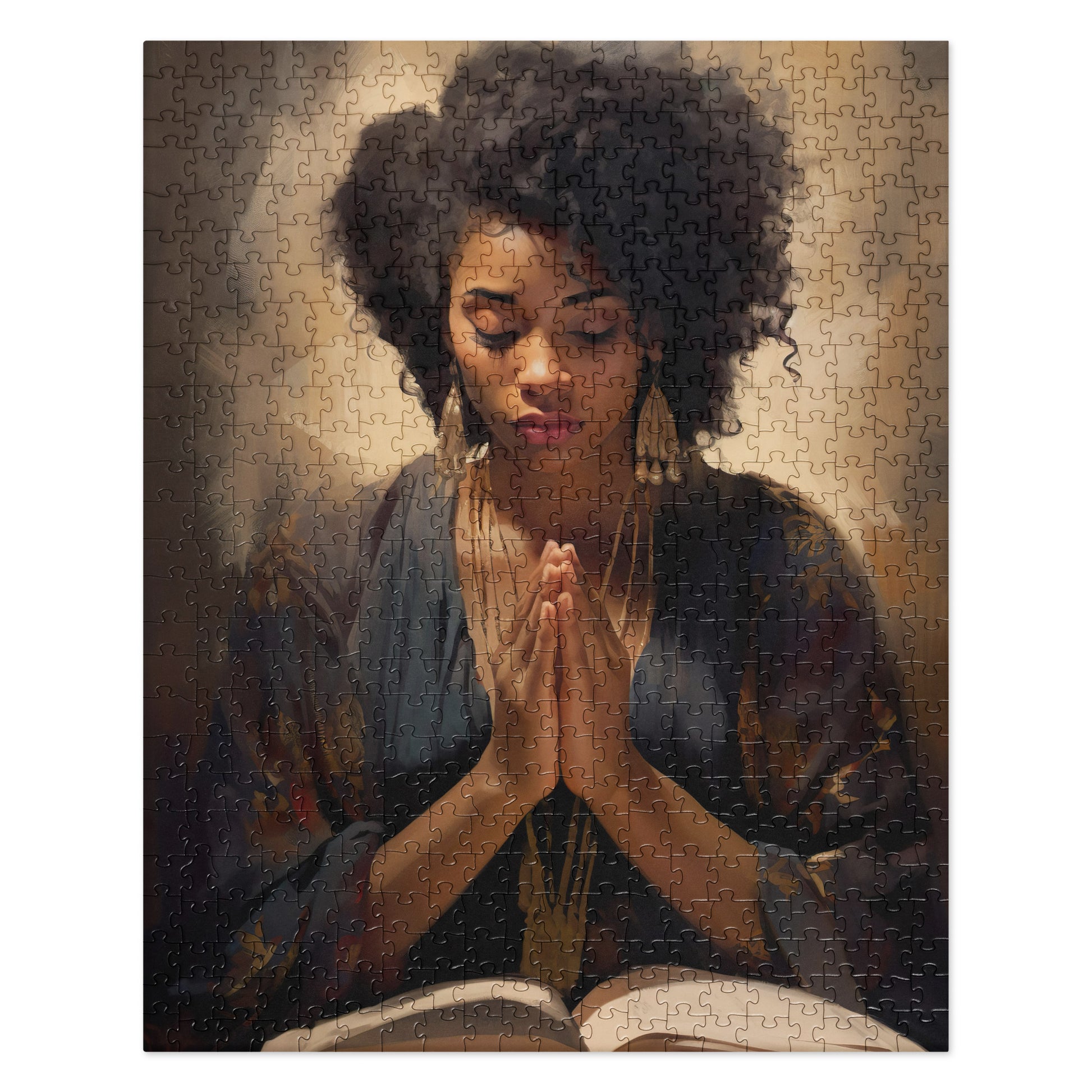 The Praying Black Woman Jigsaw Puzzle – Pretty Fetish