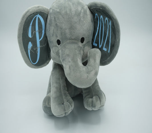 Personalized Birth Announcement Elephant